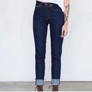 Billiam High Rise Skinny Jean Dark Rinse Indigo Womens 4